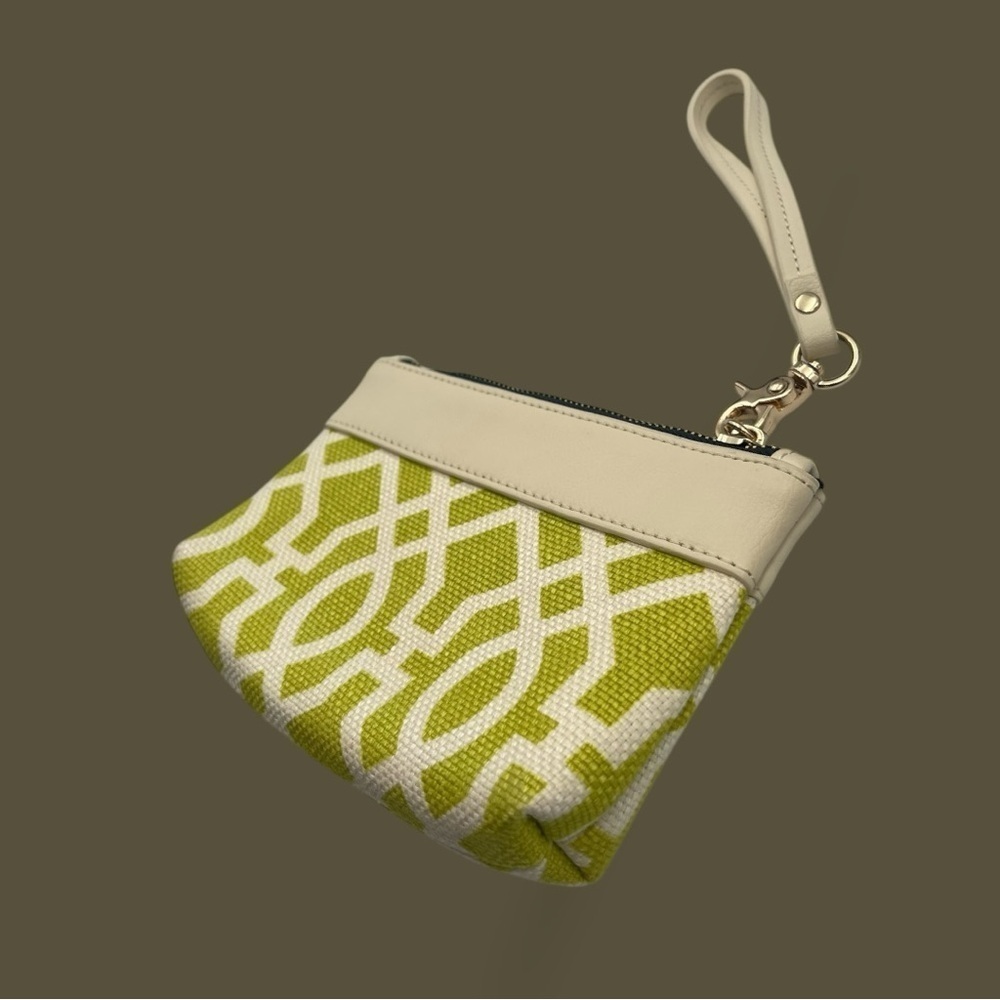 Spartina 449 Hayward Tassel Wristlet 
(Tassel Zipper Pull not included) Green - Picture 8 of 15
